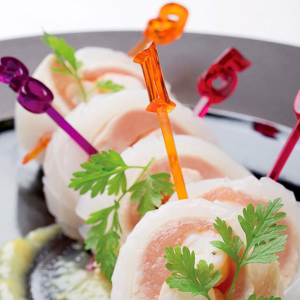 ピック ピンチョス スリムナンバー 10本 （ 数字 パーティー料理