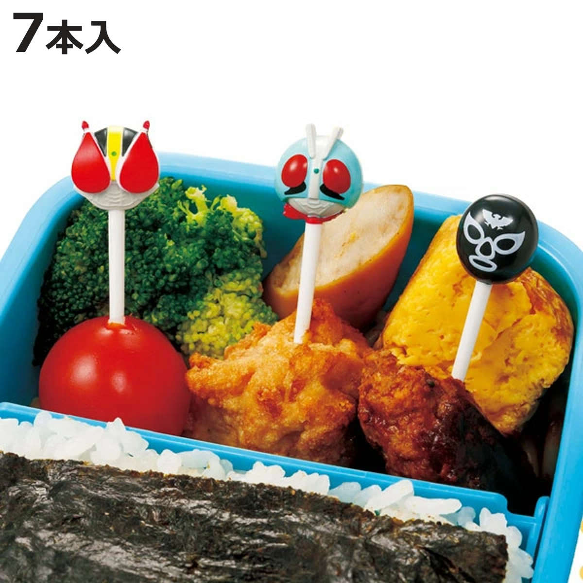 ピック 仮面ライダー ニコニコピック 7本 （ キャラ弁 幼稚園 保育園
