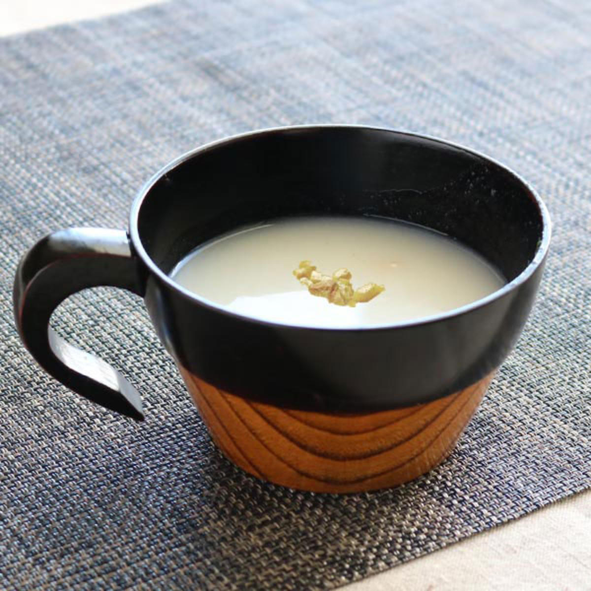 スープカップ 350ml 漆 ツートン 木製 ...の詳細画像4