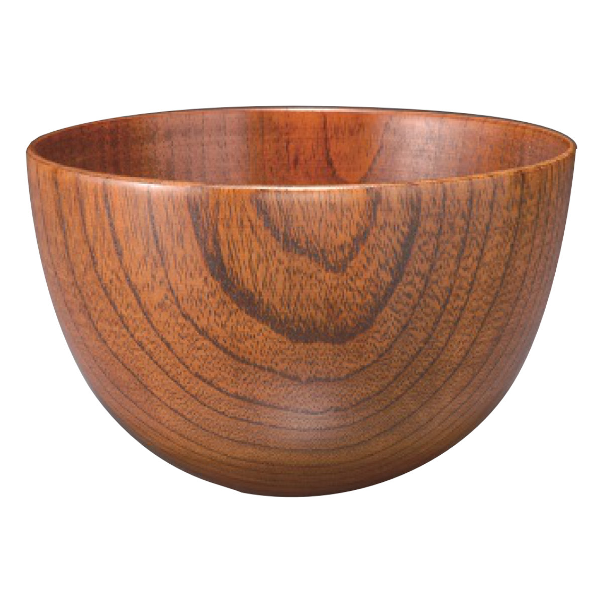ナチュラルボウル 木製 540ml L 木目 ボウル 漆 天然木 食器 同色6個