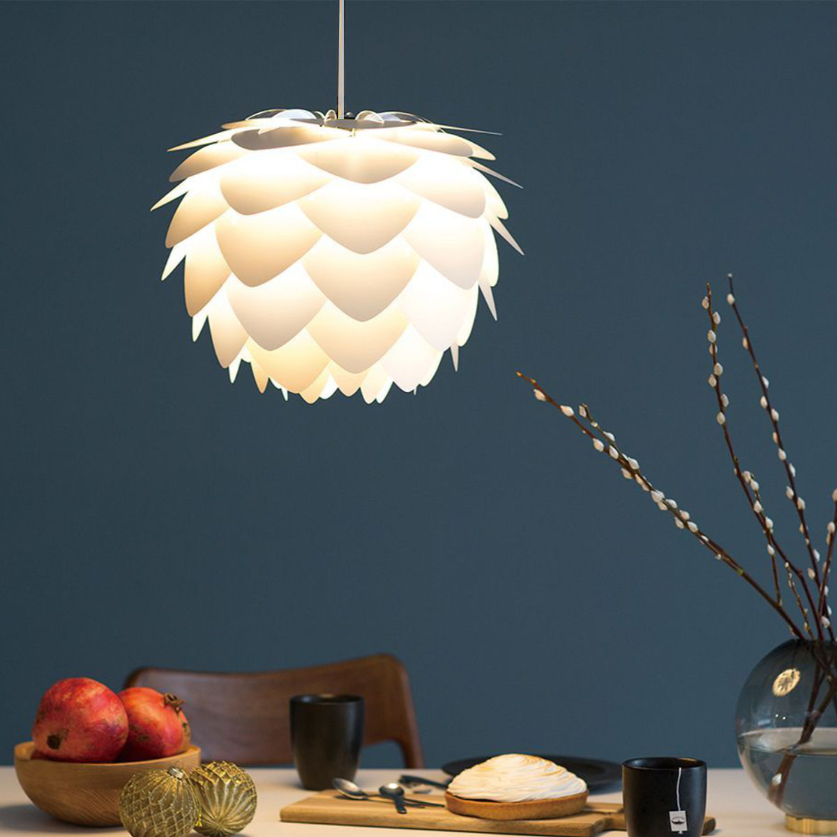 ペンダントライト Aluvia mini 1灯 ホワイトコード （ 照明 ライト LED 専用 間接照明 インテリア 天井照明 おしゃれ 照明器具 ペンダント ）_16