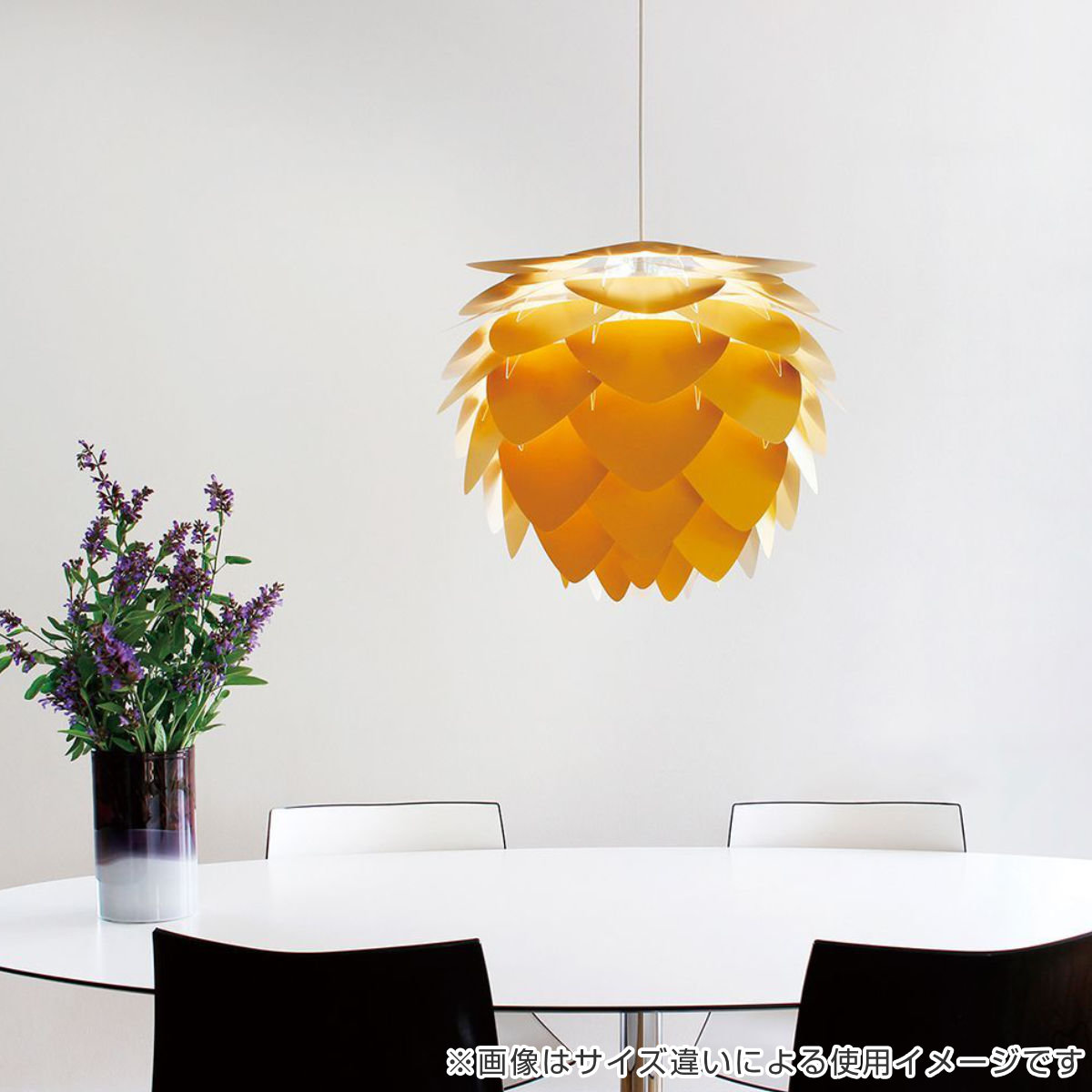 ペンダントライト Aluvia mini 1灯 ホワイトコード （ 照明 ライト LED 専用 間接照明 インテリア 天井照明 おしゃれ 照明器具 ペンダント ）_11