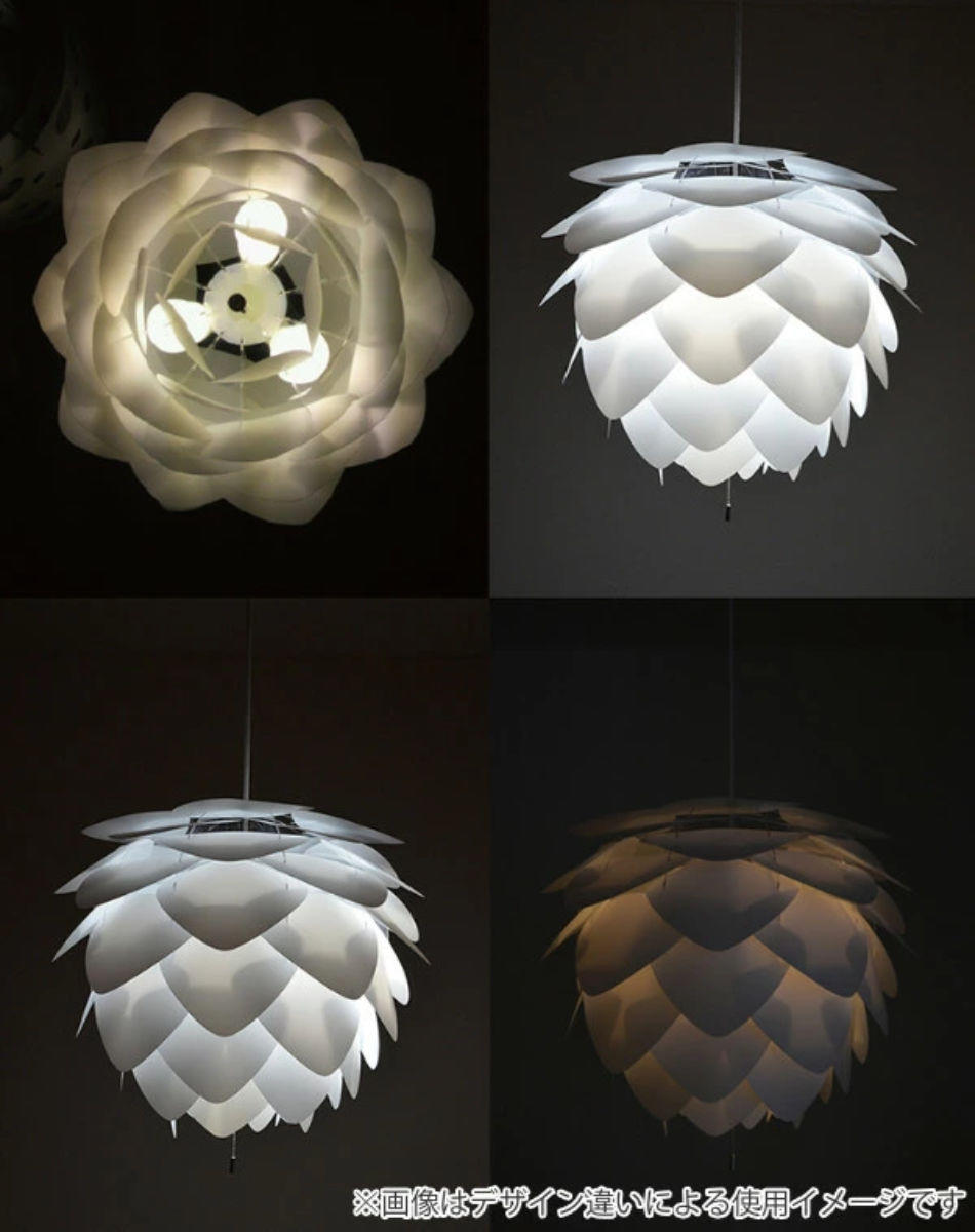 ペンダントライト Aluvia mini 1灯 ホワイトコード （ 照明 ライト LED 専用 間接照明 インテリア 天井照明 おしゃれ 照明器具 ペンダント ）_12