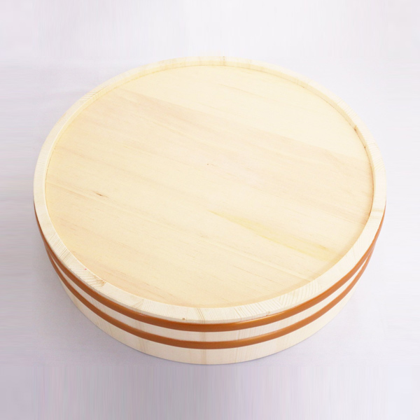 市原木工所 寿司桶 すし桶 36cm 5合用 木製 （ 木製飯台 おひつ 飯切