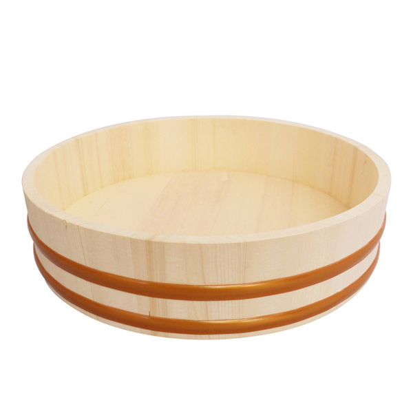 市原木工所 寿司桶 すし桶 36cm 5合用 木製 （ 木製飯台 おひつ 飯切