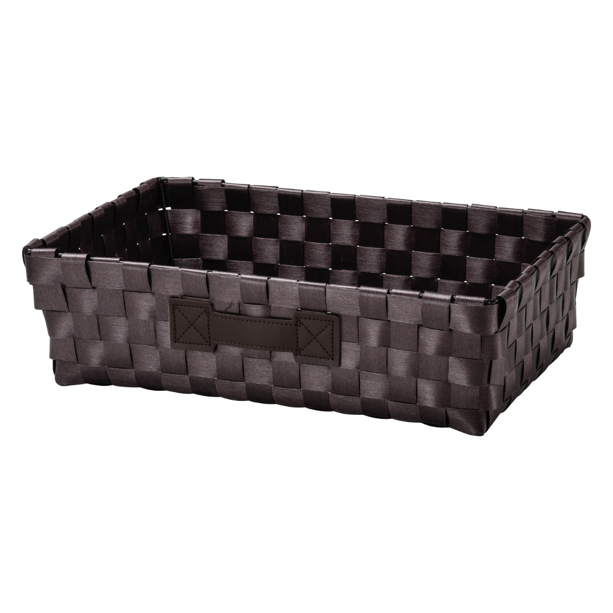 ちどり産業 バスケット PEバスケット 幅36×奥行26×高さ10cm 収納かご