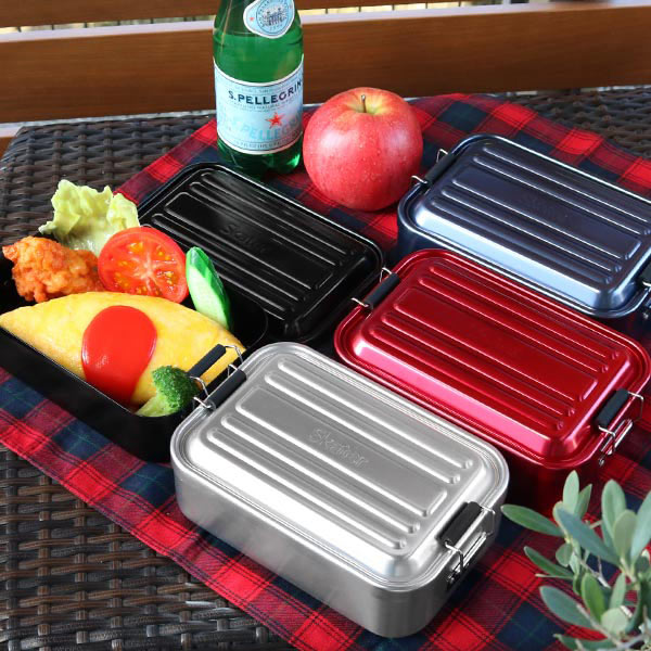 プリシラ ウェア ランチボックス キャンプ アメトイ アルミ 炭鉱 激 hbS4 スケーター お弁当箱 1段 アルミ SKATER ふわっとランチボックス