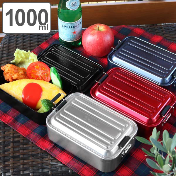 ���ٓ��� 1�i �A���~ SKATER �ӂ���ƃ����`�{�b�N�X �d�؂�t 1000ml �j�q ��e�� �i �ٓ��� �����Y �����`�{�b�N�X �A���~�ٓ� �A���~�����`�{�b�N�X �j