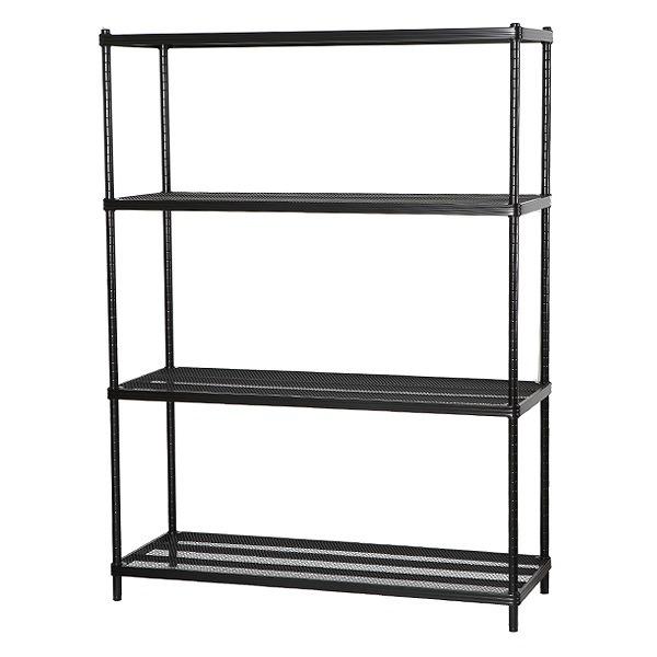 在庫限り・入荷無し）スチールラック 4段 メタルメッシュラック 幅