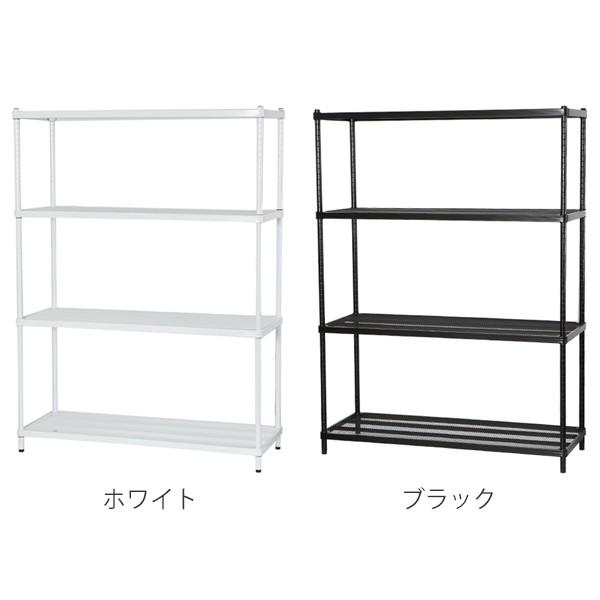 在庫限り・入荷無し）スチールラック 4段 メタルメッシュラック 幅