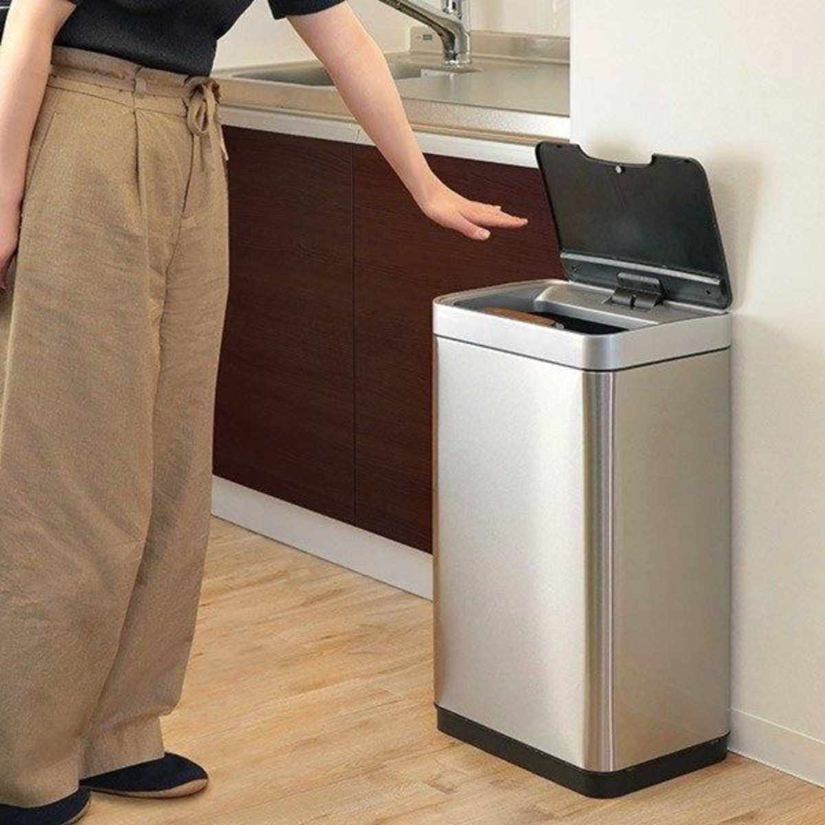 ゴミ箱 50L JAVA Vegas センサー 電池式 （ ごみ箱 50リットル 大容量