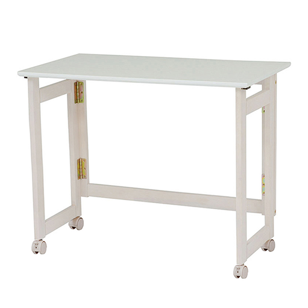 折りたたみテーブル 高さ55cm キャスター付 収納 テーブル