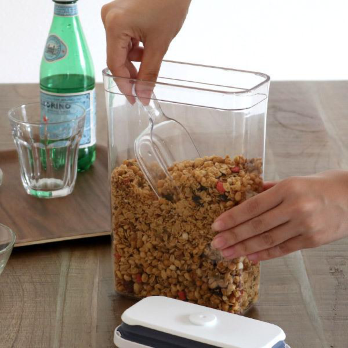 OXO（オクソー） 保存容器 ポップコンテナ レクタングル 3ピースセット