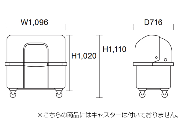 ゴミ大型保管庫 ジャンボペール HGシリーズ ...の詳細画像1
