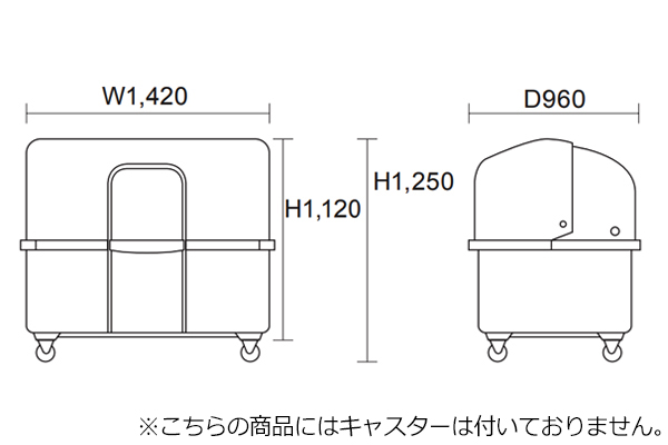 ゴミ大型保管庫 ジャンボペール HGシリーズ ...の詳細画像1