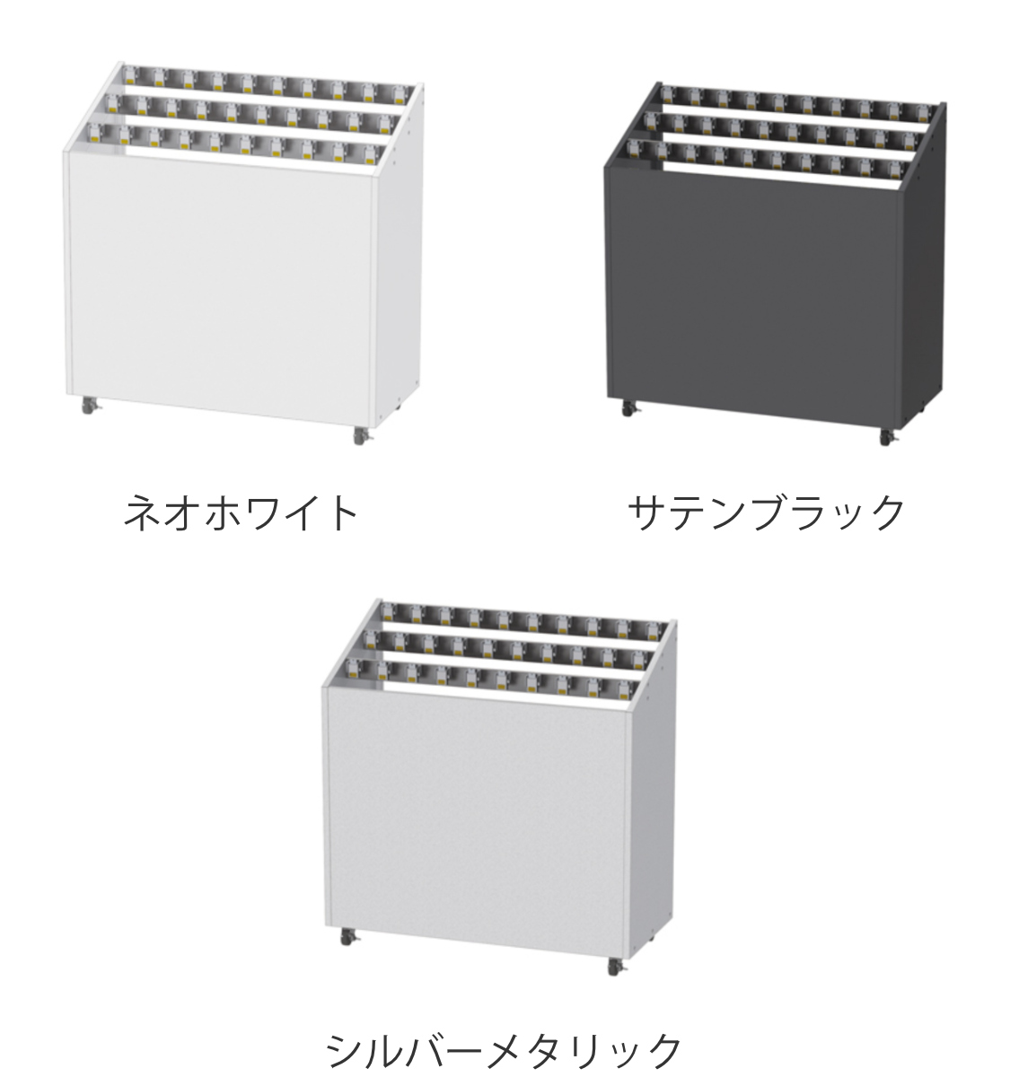 業務用傘立て 30本用 カギ付 シリンダー錠タ...の詳細画像1