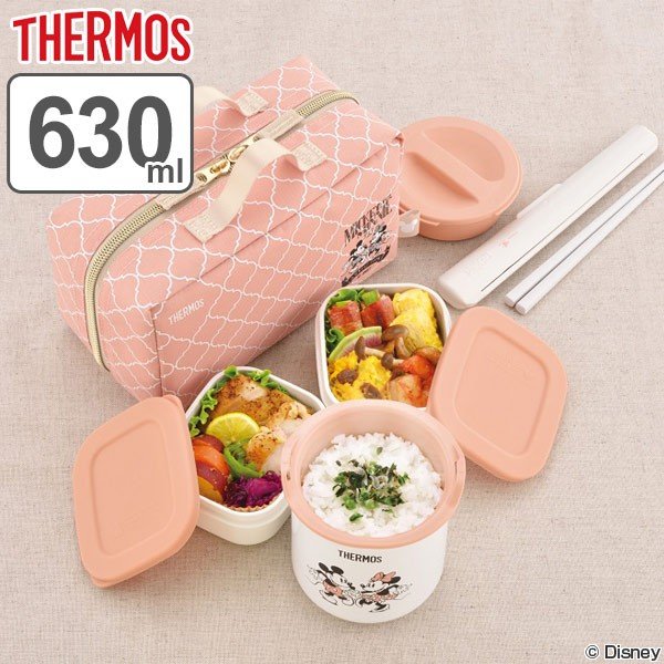 THERMOS（サーモス） 特価 弁当箱 保温 630ml ミッキー＆ミニー ランチ