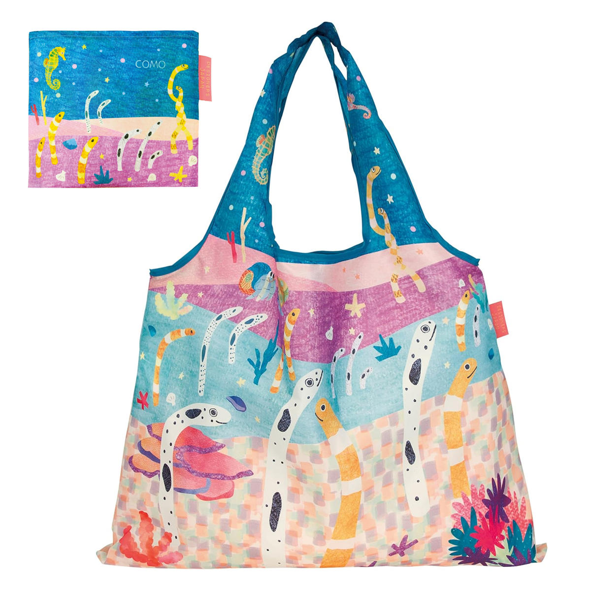 エコバッグ 2way Shopping Bag COMO マイバッグ （ 買い物バッグ 買い物袋 買い物かばん おしゃれ かわいい ）