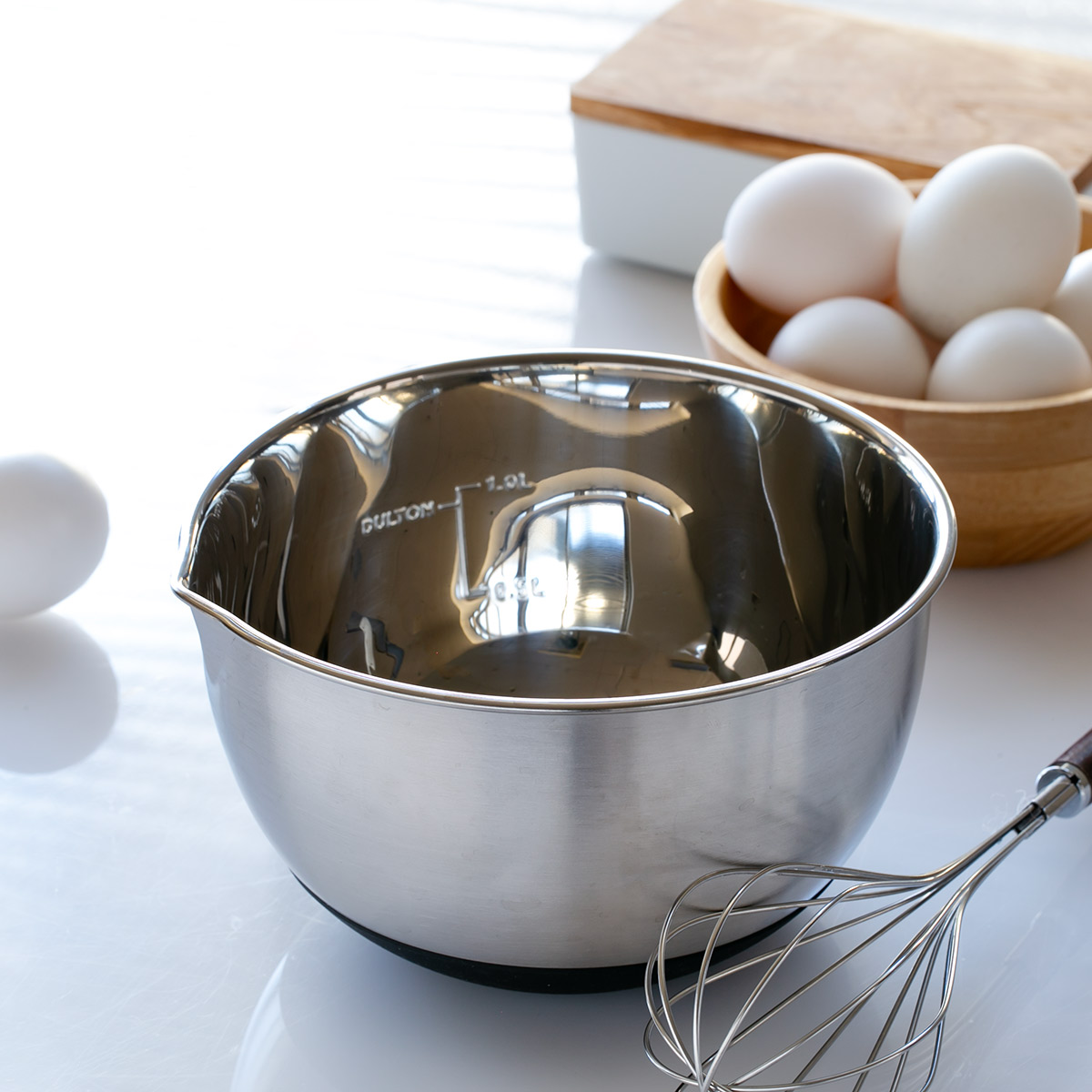 DULTON（ダルトン） ボウル S 1L 滑り止め付き 注ぎ口付き ステンレス