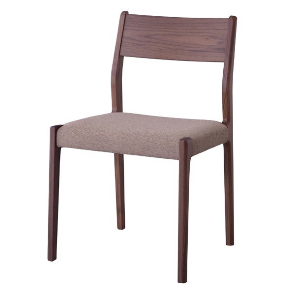 ダイニングチェア 天然木 ウォールナット 日本製 座面高44cm （ ダイニングチェアー 椅子 完成品 ）