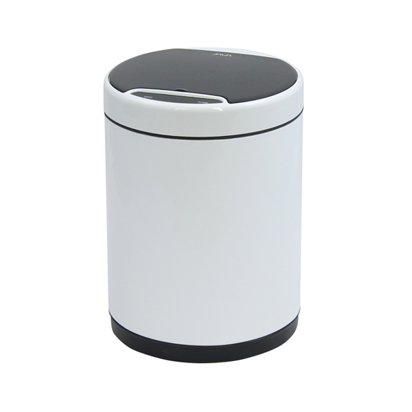 ゴミ箱 9L JAVA MIDY ふた付き ステンレス 自動開閉 充電式 （ 9リットル 9l キッチン ダストボックス センサー式 USB充電 丸型 シンプル 小さい リビング ）_5