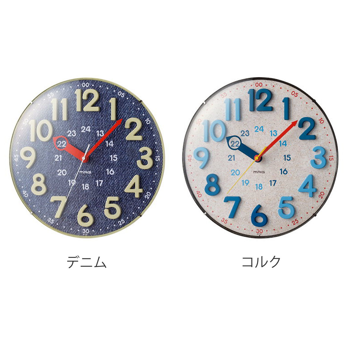 掛け時計 電波時計 アナログ 壁掛け MAG ...の詳細画像3
