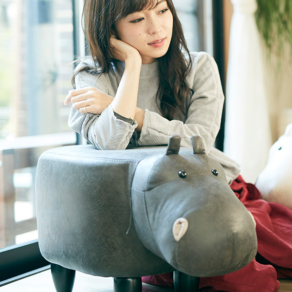 アンファンス スツール かば Paul アニマル オットマン アニマル