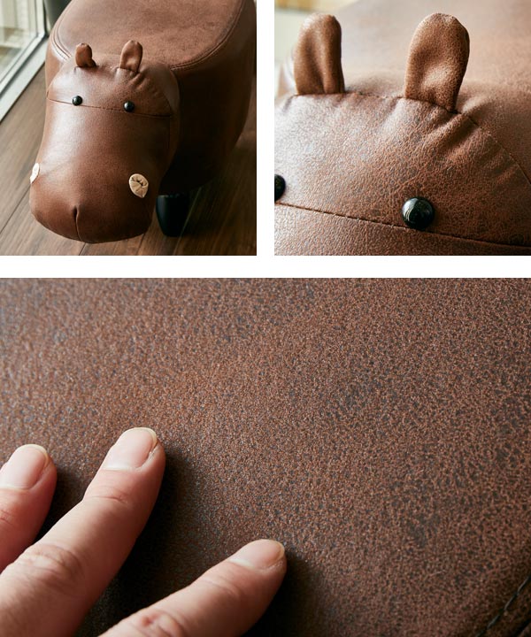 アンファンス スツール かば Paul アニマル オットマン アニマル