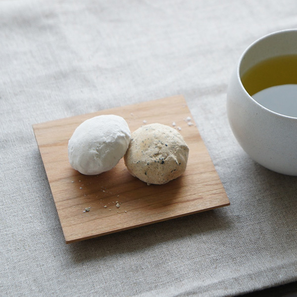 茶托 山桜 コースター 食器 天然木 日本製 4枚セット ( 木製茶托 湯呑受け 小皿 豆皿 木製 ) 関連画像4