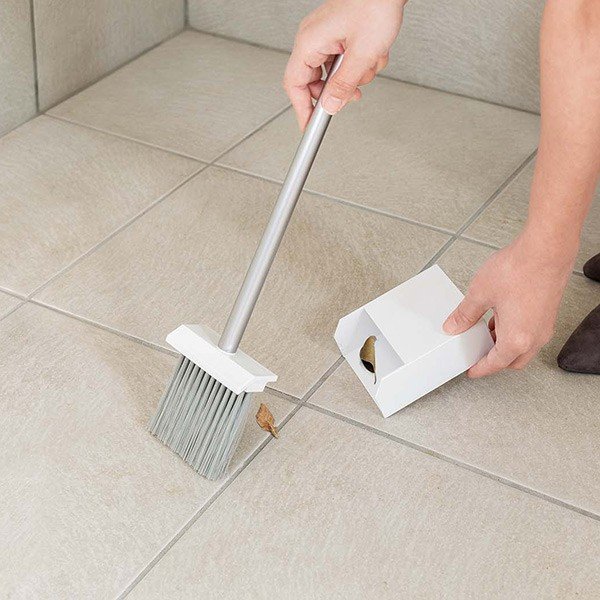 ほうき ちりとり セット シンプルブルーム （ 箒 ホーキ チリトリ 玄関 ベランダ ミニ コンパクト 収納 掃き掃除 掃除用品 ）