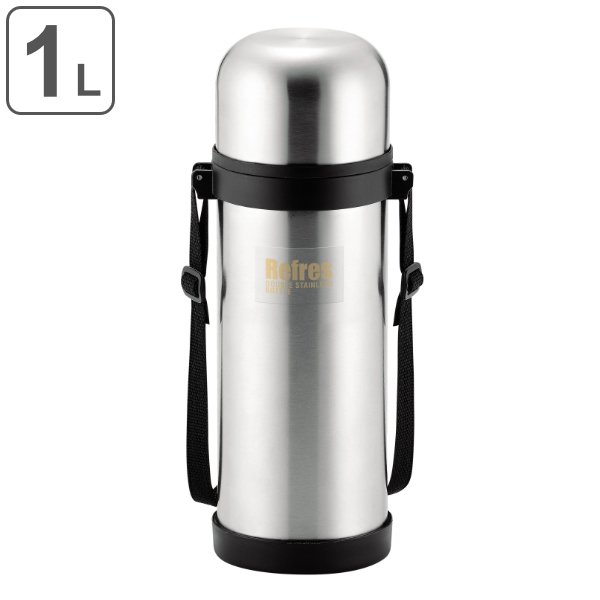 水筒 コップ付 ステンレス リフレス ダブルステンレスボトル 1L 1000ml