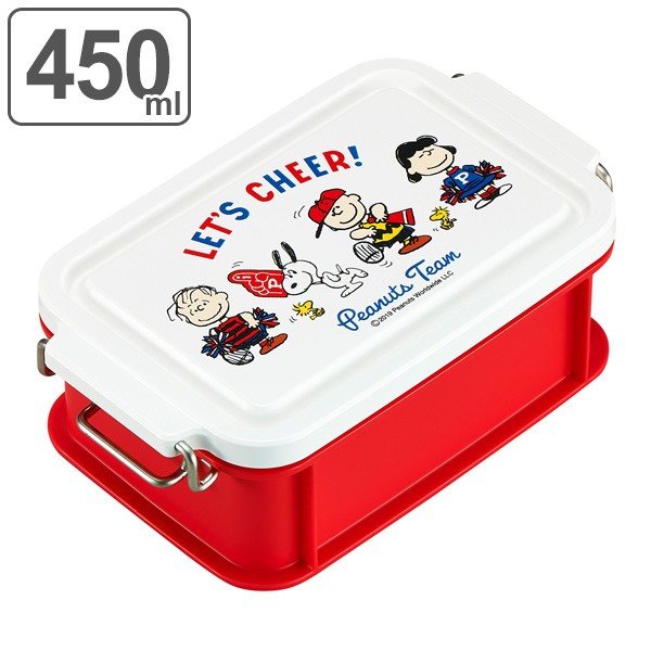 お弁当箱 1段 コンテナ 仕切り付 スヌーピー スポーツ 450ml 子供 弁当箱 レンジ対応 食洗機対応 Snoppy キャラクター コンテナ型 ランチボックス お弁当グッズのカラフルボックス 通販 Yahoo ショッピング