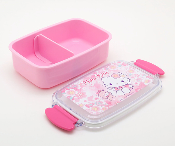 OSK（オーエスケー） お弁当箱 1段 ハローキティ サクラ 500ml 仕切り