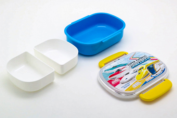 OSK（オーエスケー） お弁当箱 1段 小判型 360ml 新幹線 子供 ランチ