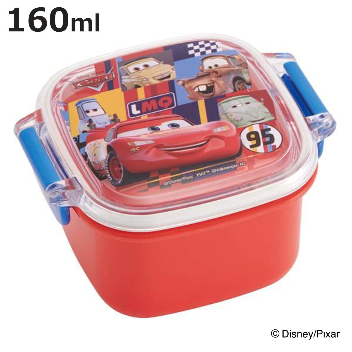 Disney（ディズニー） お弁当箱 1段 デザートケース カーズ 160ml 子供