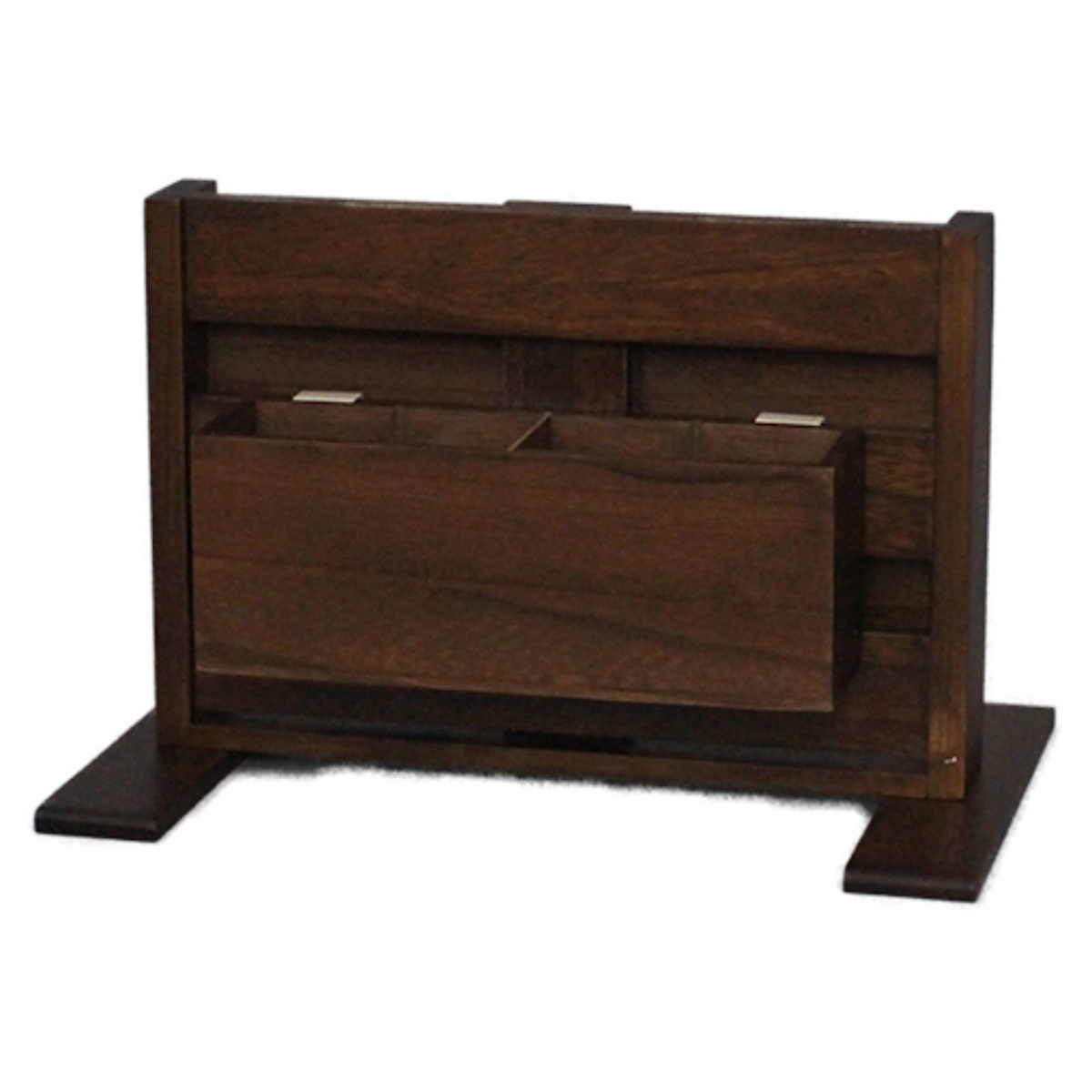 キッチン収納 カウンター上ラダーラック 幅33cm 両面使える 木製 （ カウンター上収納 ラダーラック 収納棚 ）｜colorfulbox｜02