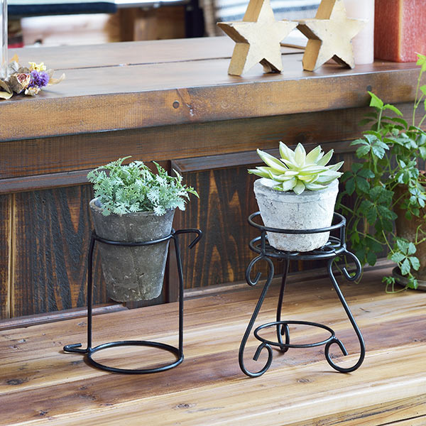 SANKA（サンカ） フラワースタンド 鉢載せ台 小 （ 花台 鉢置き