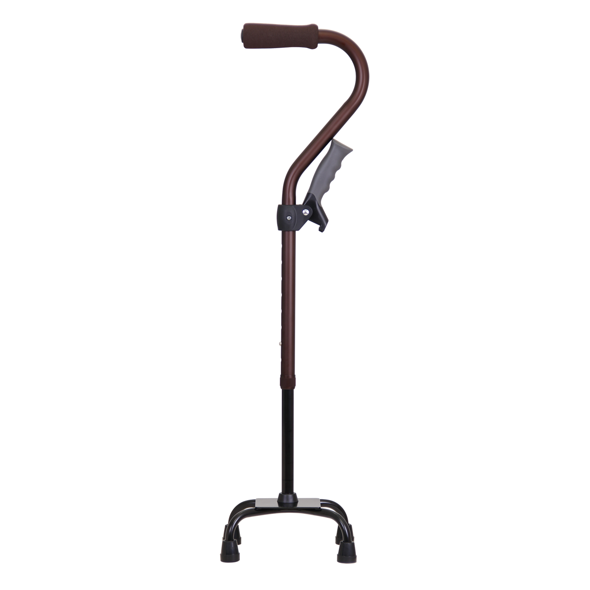 幸和製作所 杖 伸縮 4点杖 ステッキ 長さ調節 立つサポ 非課税 自立式