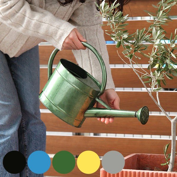 ジョーロ おしゃれ 2.2L じょうろ 2.2リットル ブラック （ ジョウロ