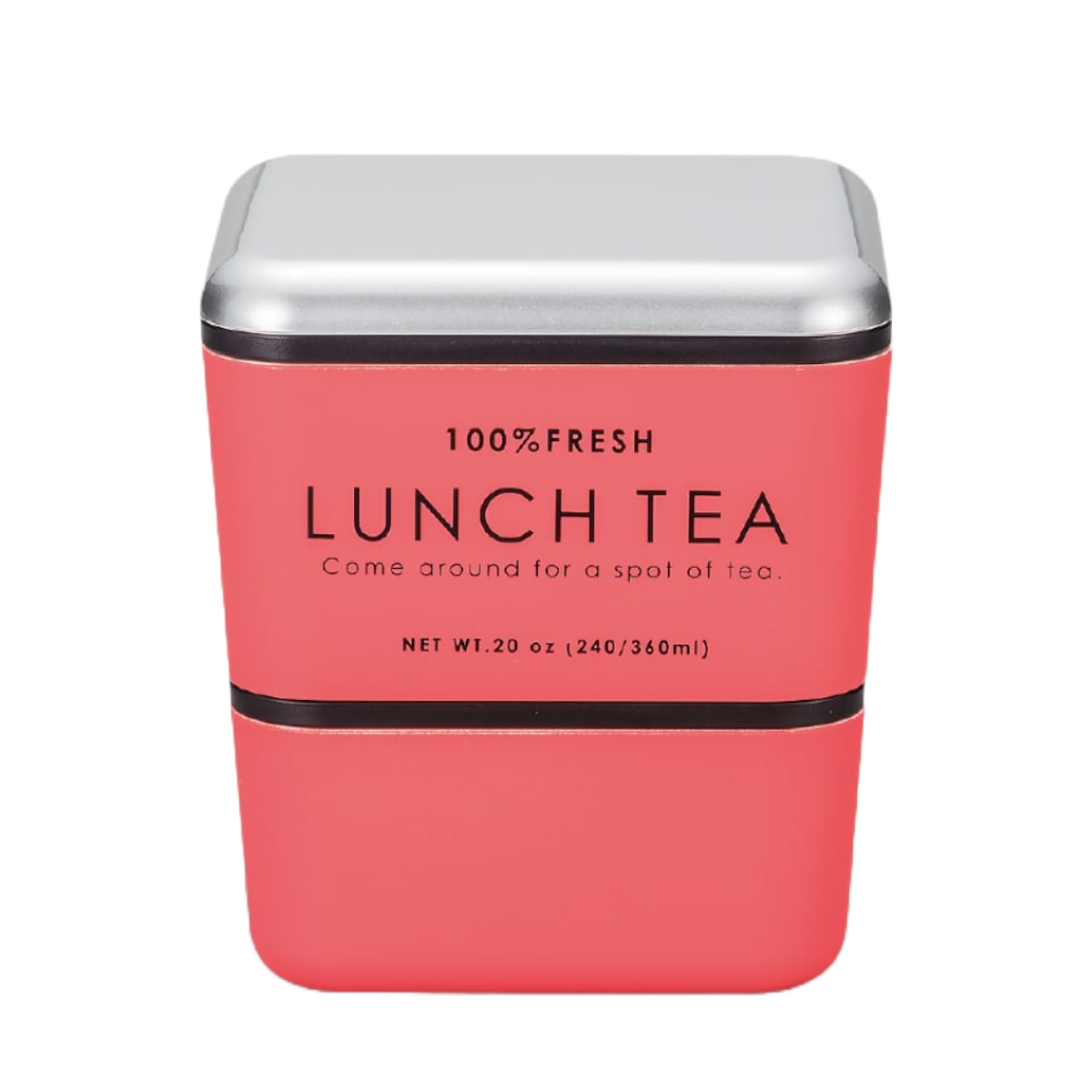 弁当箱 2段 600ml LUNCH TEA スクエアネストランチ （ お弁当箱