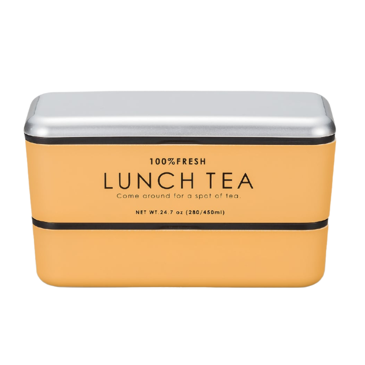 お弁当箱 2段 LUNCH TEA 長角ネストランチ 730ml ランチボックス