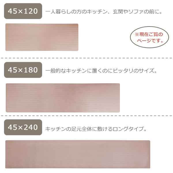 キッチンマット 脱めんどくさいお洗濯 拭けるP...の詳細画像2