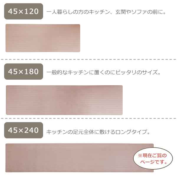 キッチンマット 脱めんどくさいお洗濯 拭けるP...の詳細画像2