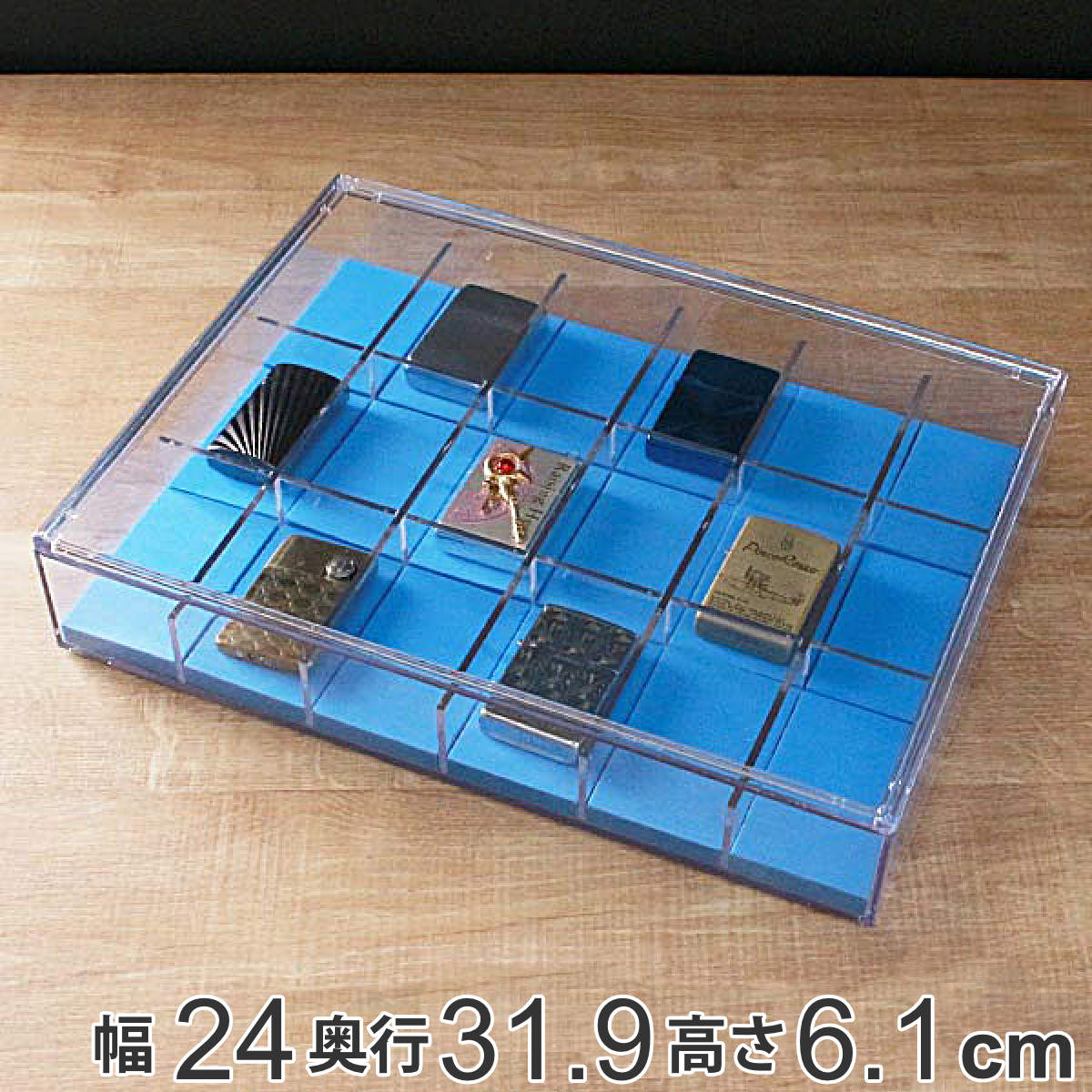 ライターコレクションボックス 18マス フラット型 ライター