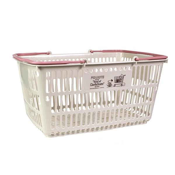 バスケット 収納 スヌーピー ショッピングバスケット 買い物かご