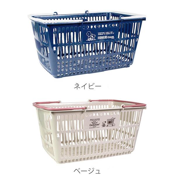 バスケット 収納 スヌーピー ショッピングバスケット 買い物かご