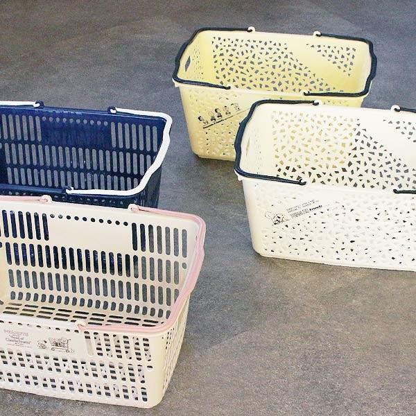 バスケット 収納 スヌーピー ショッピングバスケット 買い物かご