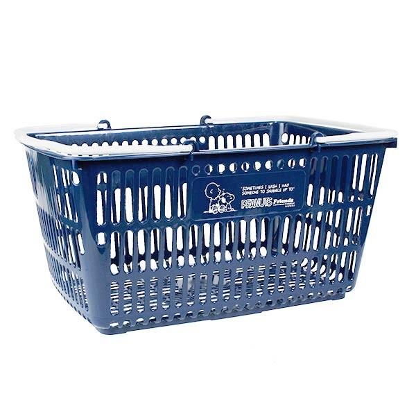 バスケット 収納 スヌーピー ショッピングバスケット 買い物かご