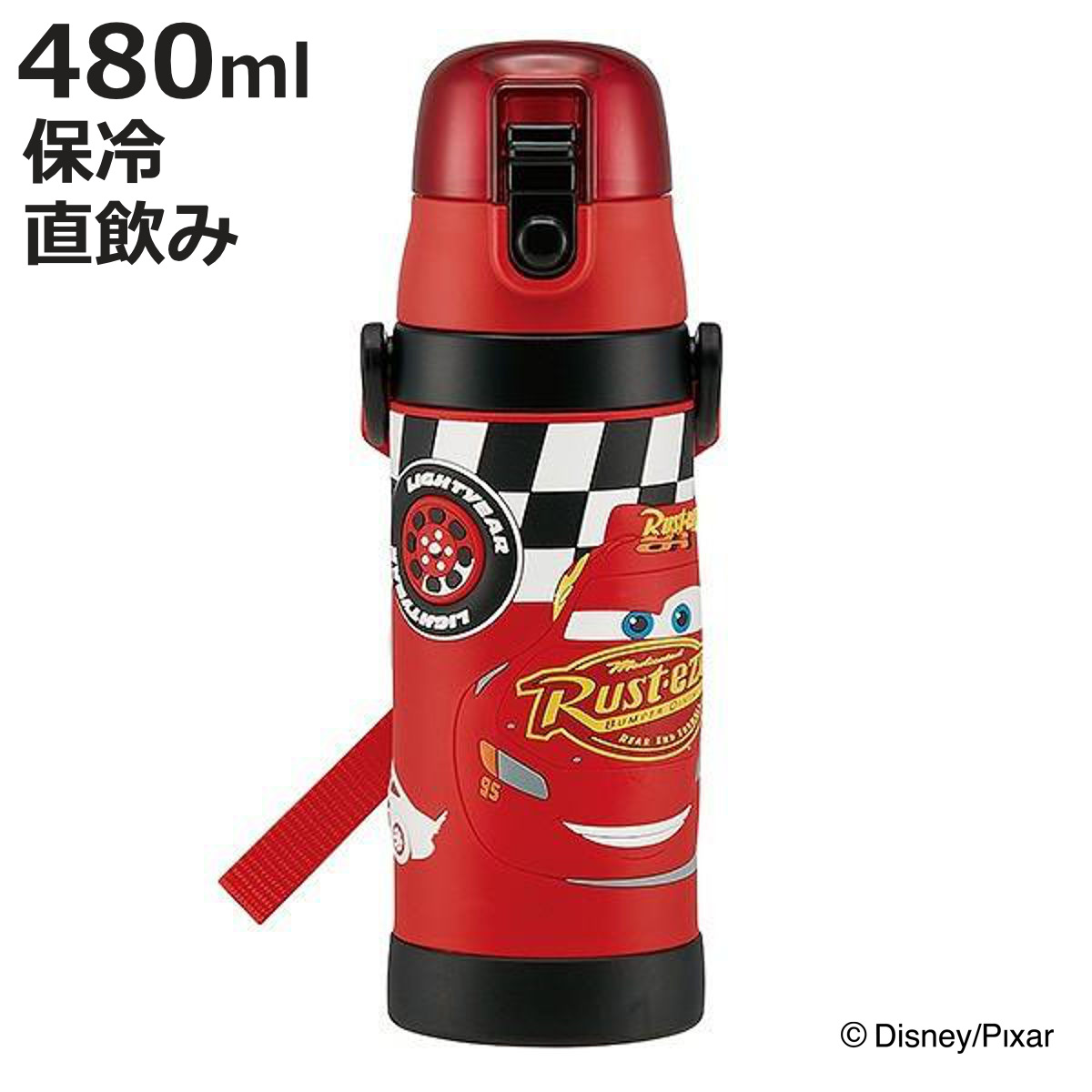 スケーター 水筒 ステンレス 直飲み 3Dロック付ダイレクトボトル