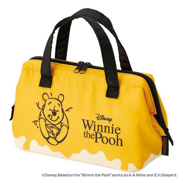 スケーター ランチバッグ 保冷 がま口型 くまのプーさん ハニー